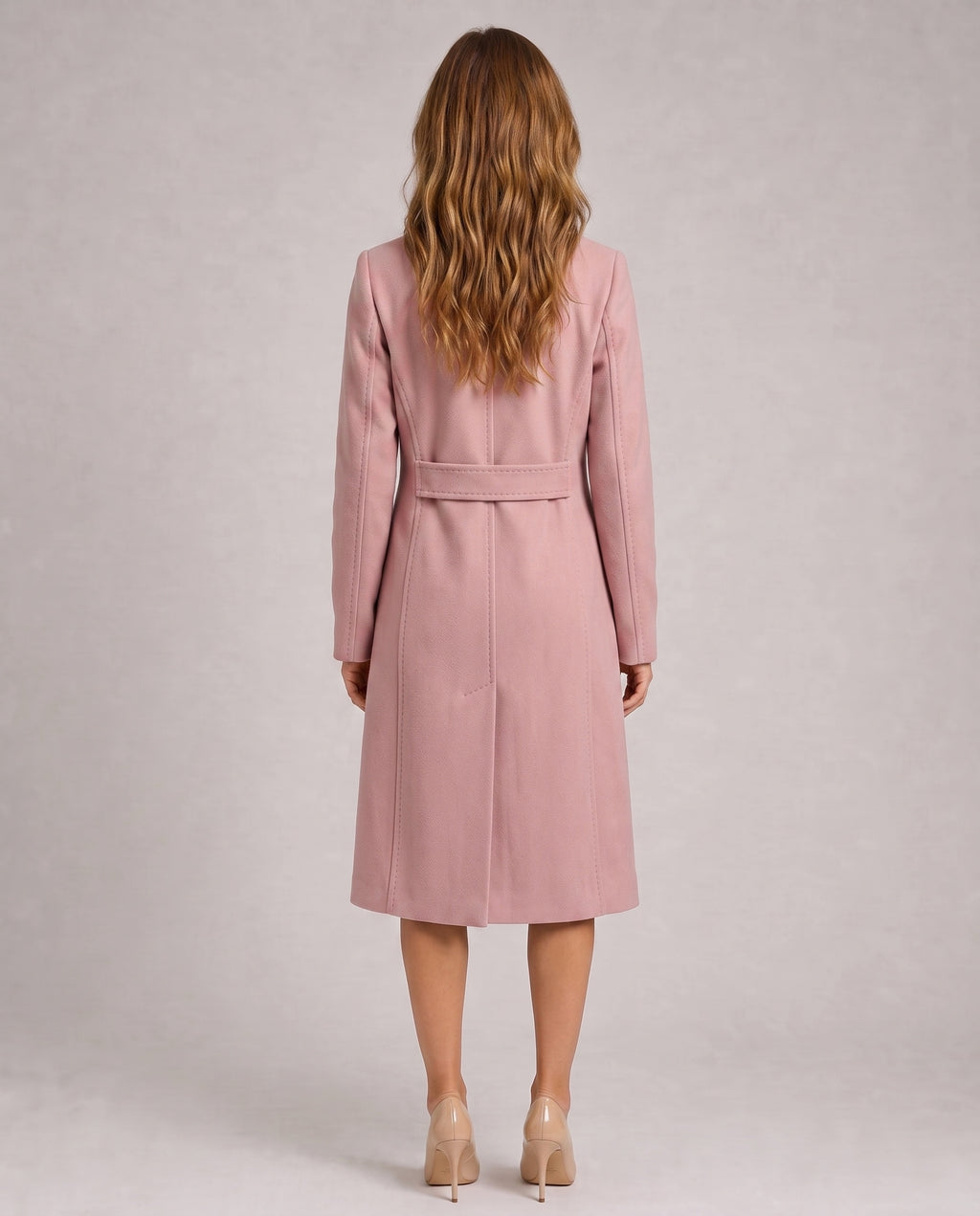 Manteau long à revers asymétrique Léonie5