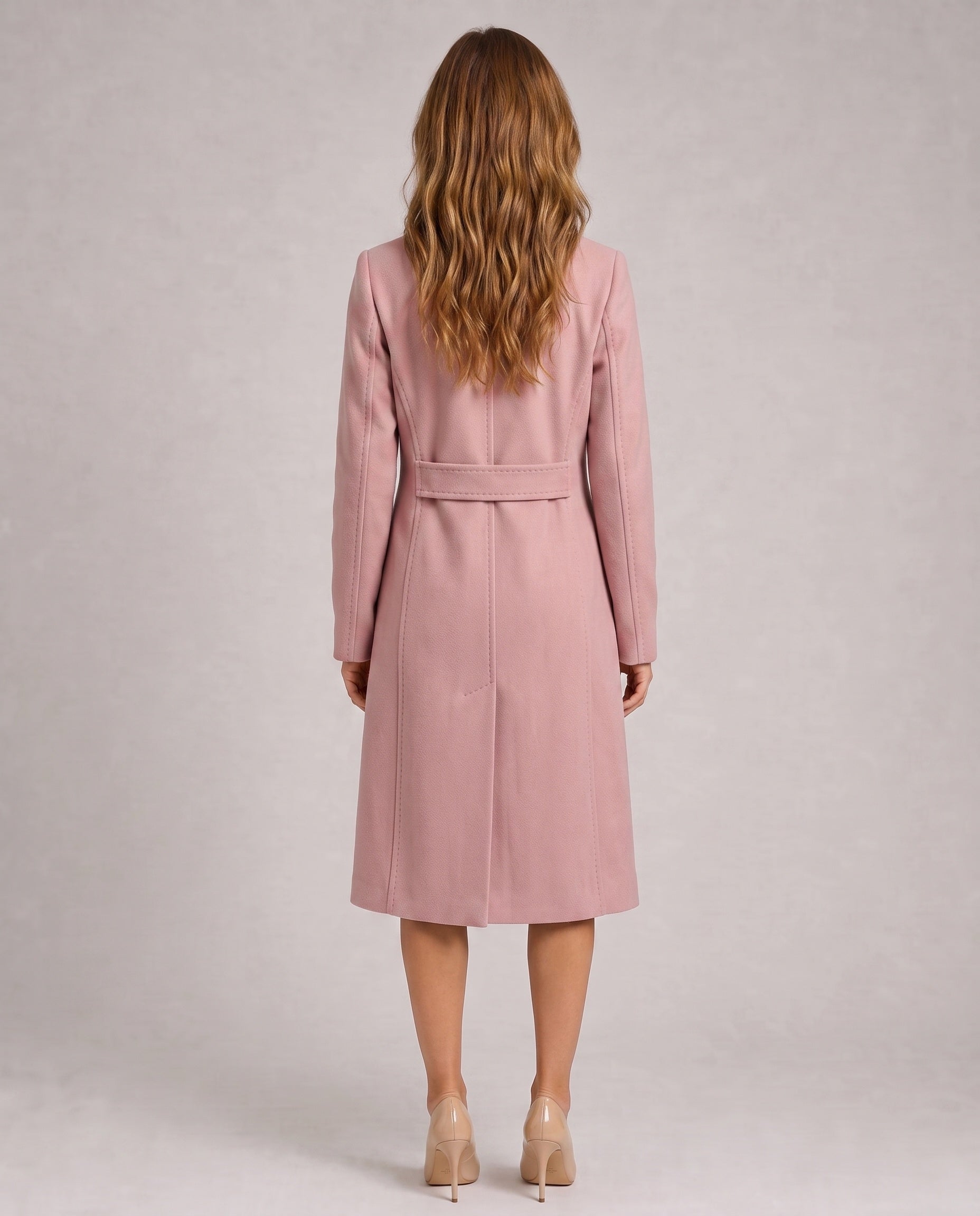 Manteau long à revers asymétrique Léonie5